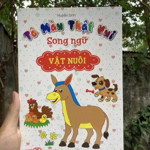 Tô màu thật vui (song ngữ) - Vật nuôi (2024-10k)